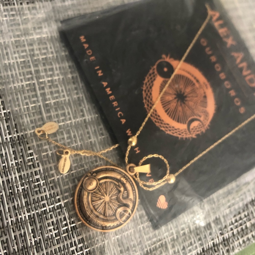 Alex and Ani-Ouroboros EN Rafaelian Necklace